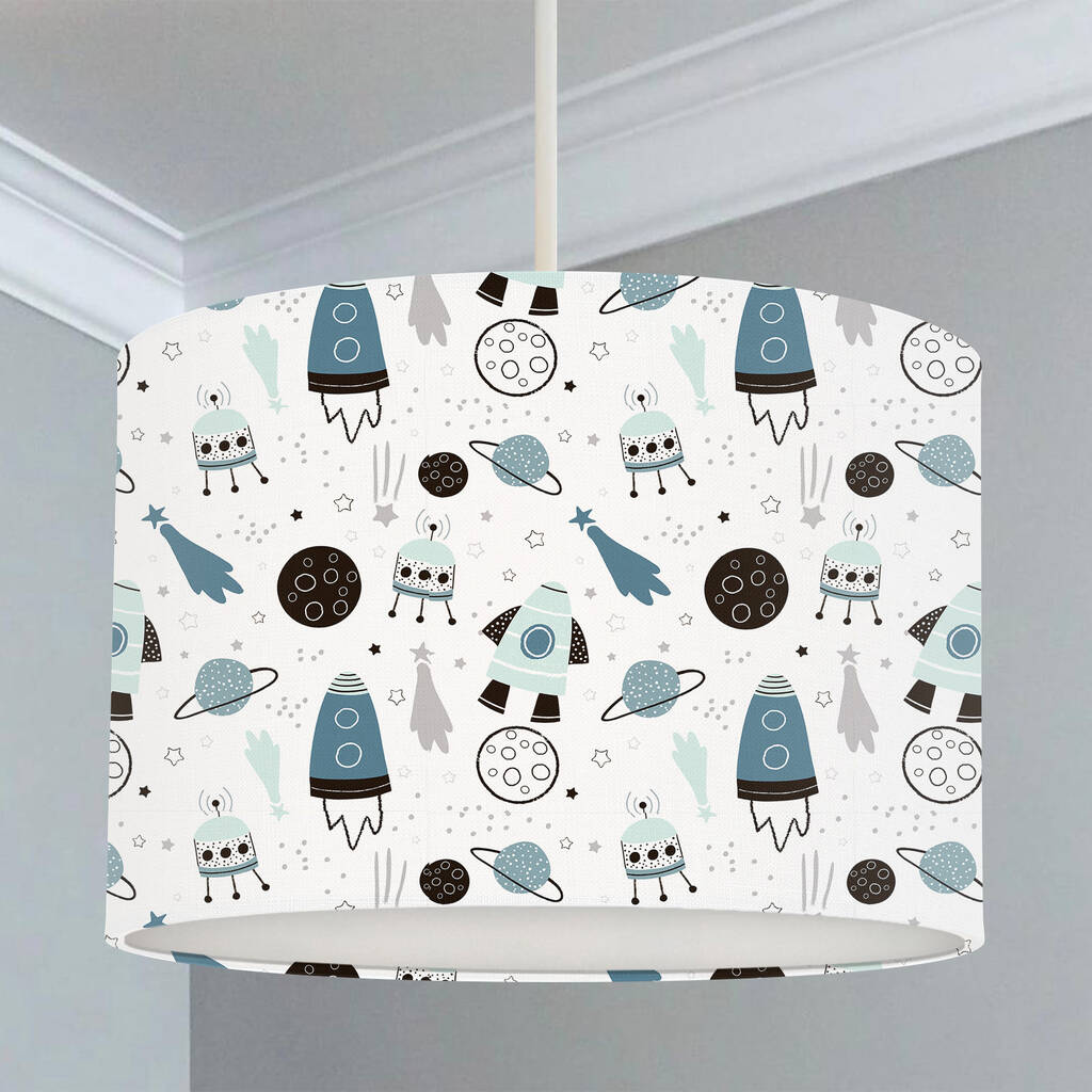 Space Lampshade, White, 1 of 2