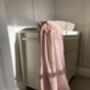Gingham Pink Large Swaddle Muslin, thumbnail 2 of 6