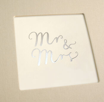 Mr And Mrs Wedding Photo Album, 2 of 10