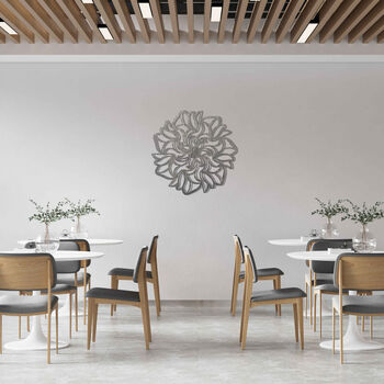 Wooden Mandala Flower Enriching Spaces With Zen Vibes, 8 of 12