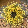 Vibrant Yellow Bloom Spring Wreath, thumbnail 4 of 7