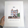 Personalised House Illustration Print, thumbnail 10 of 12