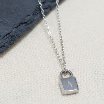 Personalised Mini Padlock Necklace, 2 of 6