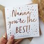 Best Nana Mother's Day Card | Grandma, Nanna Etc, thumbnail 1 of 1