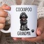 Black Cockapoo Grandma Mug, thumbnail 1 of 2