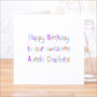 Personalised Relations Happy Birthday Card, thumbnail 1 of 8