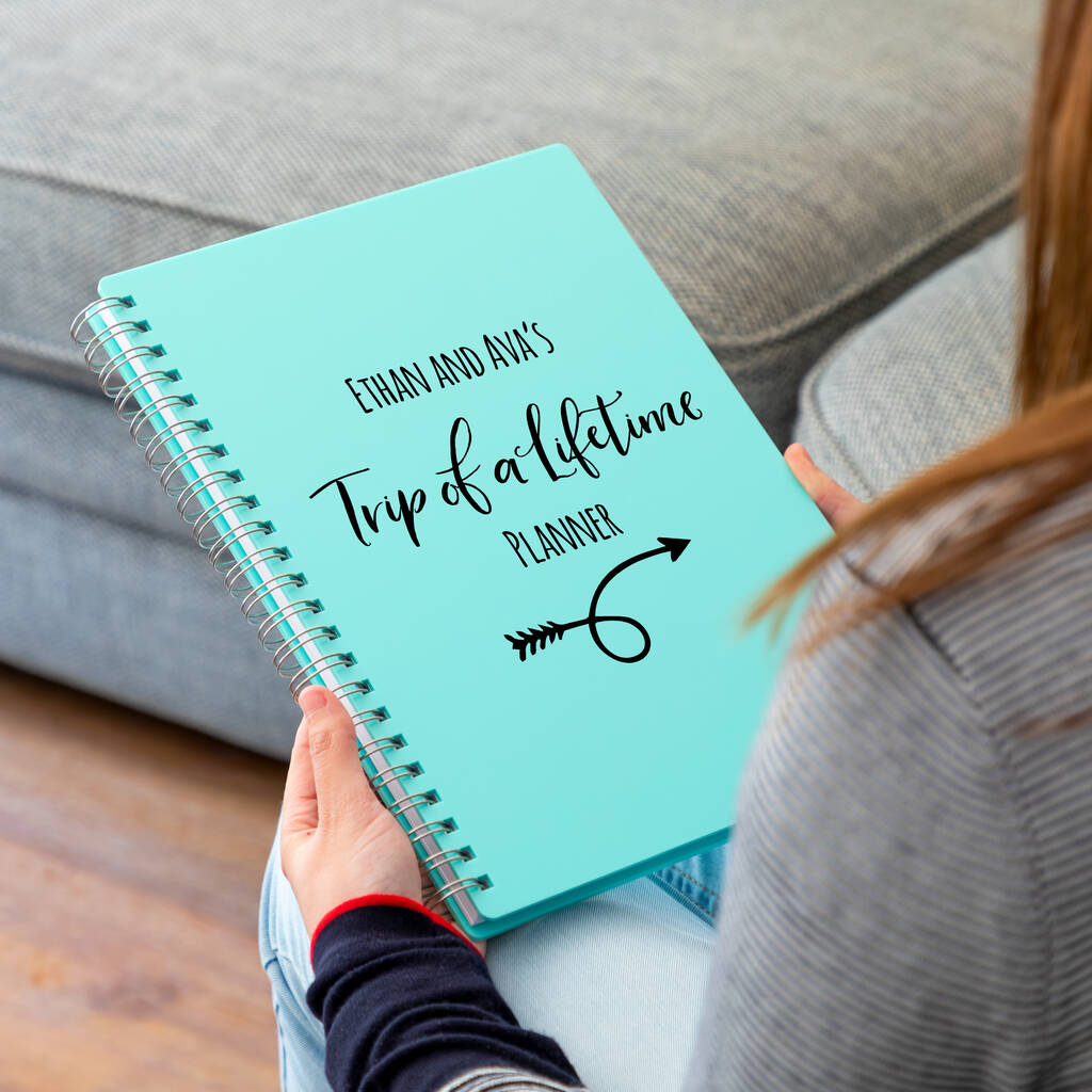travel planner book notebook
