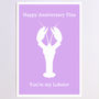 Personalised Lobster Anniversary Card, thumbnail 7 of 9