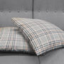 Grey And Brow Crowbar Patterns Cushion Cover, thumbnail 4 of 7