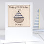 Personalised Sailing Boat Birthday Card For Any Age, thumbnail 1 of 12