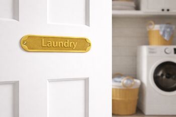 Brass Plaque With Customization, 3 of 7