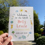Personalised Welcome To The World Baby Card, thumbnail 5 of 7