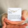 Mom Necklace – Gift For Mom From Daughter, Meaningful Jewellery, Mother’s Day Necklace, Birthday Present For Mom, Sentimental Gift, thumbnail 1 of 7