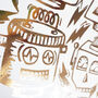Retro Robot Gang Foil Print, thumbnail 5 of 7