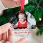 Personalised First Christmas As A Mummy Bauble Photo Keepsake, thumbnail 1 of 6