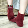 Personalised Christmas Holly Snug Socks, thumbnail 1 of 2