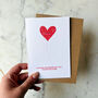 Valentines Romantic Card 'I'm Your Gift', thumbnail 2 of 4