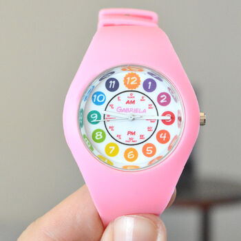 Personalised Learn The Time Wrist Watch, 4 of 4