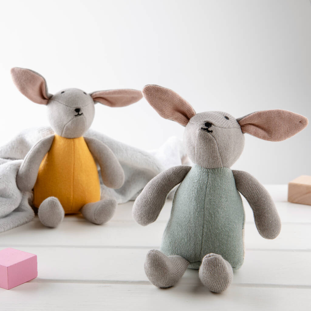 Organic Cotton Bunny Toy, 1 of 2