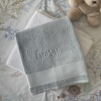 Embroidered Children's Towel, 2 of 6