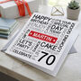 Personalised 70th Birthday Card, thumbnail 1 of 5