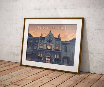 The Deaf Institute Manchester Travel Poster Art Print, 5 of 8