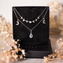 Rainbow Moonstone Layered Necklace, thumbnail 1 of 6