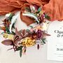 Autumnal Flower Crown Bridal Headband, thumbnail 10 of 10