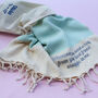 Personalised Soft Cotton Blanket, New Baby Gift, thumbnail 11 of 12
