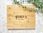 Bamboo Engraved Chopping Board New Home Gift, thumbnail 1 of 5