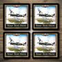 Personalised Bar Runner And Coasters Spitfire, thumbnail 3 of 8