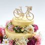 Personalised Bicycle Wedding Cake Topper, thumbnail 2 of 6