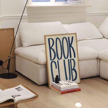 Book Club Typography Bold Wall Art Print, 12 of 12