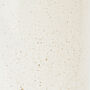 Large Cylinder Handmade Stoneware Vase In Speckled White, thumbnail 2 of 2
