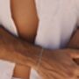 Silver 3mm Figaro Chain Bracelet Adjustable Gift, thumbnail 5 of 5