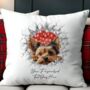 Personalised Christmas Yorkshire Terrier Break Through, thumbnail 5 of 10