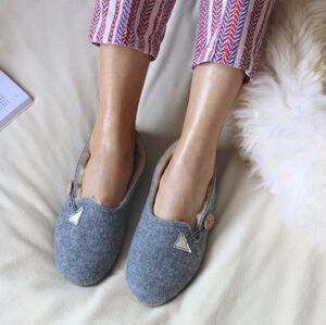 wool womens slippers