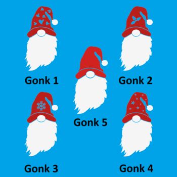 Personalised Adults Christmas Gonk T Shirt, 8 of 11