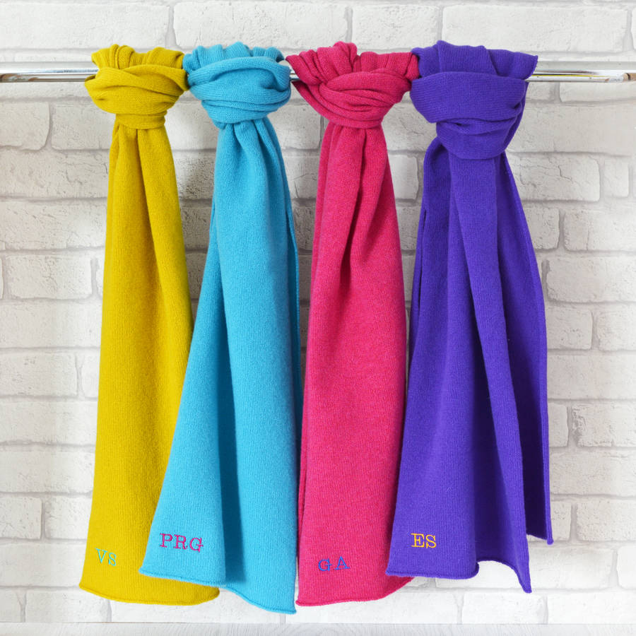 monogrammed scarf by solid and marl | www.bagssaleusa.com