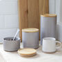 Neutral Grey Ceramic Storage Canister, thumbnail 5 of 5