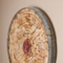 Reclaimed Wine Barrel Band Corked Bulletin Board Round, thumbnail 2 of 3