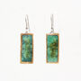 Emerald Reef Drop Earrings, thumbnail 2 of 3