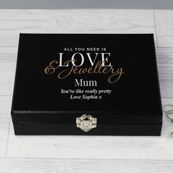 Personalised Love And Jewellery Organiser Box, 4 of 6
