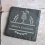 Personalised Cocktail Slate Coaster, thumbnail 2 of 2