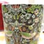 Jumbo Mug In Black Strawberry Thief Design, thumbnail 3 of 7