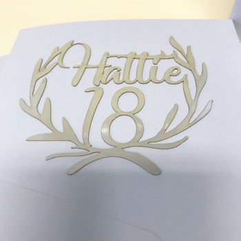 Personalised Papercut 18th Birthday Card, 6 of 12