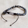 Men's Personalised Adjustable Stone Bracelet, thumbnail 2 of 11