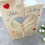 Personalised Couples Names Heart Tea Light Holders, thumbnail 6 of 8