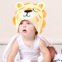 Hooded Baby Towel Lion, thumbnail 1 of 4