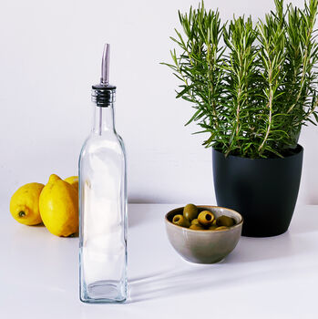Personalised Refillable Oil Or Vinegar Pourer Bottle, 2 of 9